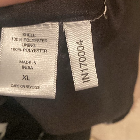 New York & Company Black and White Striped Romper - Picture 5 of 6